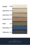 Capri Linen Textured Cappuccino Extraforced High Quality Single Wing Background Curtain - 7