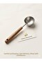 Premium Wooden Handle Sus304 Stainless Steel Coffee Measuring Spoon 25ml Precision Measuring Spoon Kitchen Scoop - 2