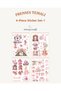 4 Sheets Princess Themed Sticker Set (12*17 cm)