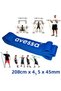 1 Piece Resistance Rubber Band 208cm(4.5X45Mm)And(11.5-14kg)Latex Pilates Yoga Fitness Exercise Physical Therapy
