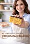 8 Pieces of Fiber Flat Dish Sponge – Special Textured, Durable Wide Pore Kitchen Sponge Set - 2