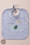 Baby Boy Newborn Combed Organic Cotton Elephant Printed 0-3 Months Baby Bib Set of 8 - 3