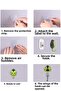 Green Ladybug Design Adhesive Wall Hanger Bag Towel Key Hanger 15X14 cm - 5