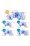 Mg81001-G Led Illuminated Glasses Type Head Magnifier |   5 Lenses |   Handheld Professional Magnifier - 8