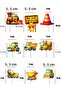 20 Pieces of Truck Construction Machinery Themed Cupcake Toothpicks Construction and Work Machinery Themed - 4