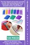 Fine Tip Soft Bristle Paint Scratch Covering Cleaning Mini Disposable Flexible Car Touch-Up Brush 100Pcs