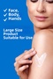 Moisturizing Skin Care Set for Dry Skin: Face/Body Cream with Ceramide & Hyaluronic Content 50 Mlx2 - 6