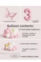 Butterfly Themed Pink 3Rd Birthday Balloon Set – Pink Gold Balloon Chain - 2
