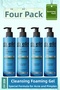 4-Pack Facial Cleansing Gel-Normal/Combination Skin–Acne, Blackheads–Kojic Acid 400ml