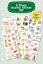 Set of 6 Islamic and Ramadan Themed Stickers - for Agenda Bullet Journal Scrapbook Collage
