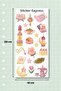 Set of 6 Islamic and Ramadan Themed Stickers - for Agenda Bullet Journal Scrapbook Collage - 3