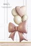 Pink Bow and Heart Foil Balloons Sea Sand Balloon Set Set229
