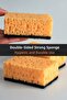 8 Pieces of Fiber Flat Dish Sponge – Special Textured, Durable Wide Pore Kitchen Sponge Set - 4