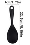 1 Piece, 22 cm Ultra Hard Tip Silicone Pilaf Food Spoon High Heat Resistant Fireproof Non-Stick - 3
