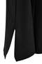 Siyah Yırtmaçlı Fırçalı Soft Kumaş İspanyol Paça Örme Spor Tayt THMSS26EA00004 - 6