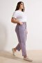 Pembe Yüksek Bel Comfort/Esnek Baggy Fit Denim Büyük Beden Jeans TBBSS26CJ00004 - 2