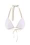 Ekru Üçgen Tünelli Kaplı Bikini Üstü TBESS26BU00001 - 6