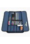 Multi-Purpose Painting Art Knitting Supplies Organizer Bag 11 Pockets Oxford Fabric - 4