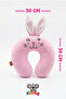 Embroidered Plush Neck Pillow - Extra Soft for Children - 30cm - 30 cm - 3