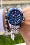 New Season Stainless Steel Strap Men's Watch, 3ATM Waterproof+ Free Bracelet Included - 3
