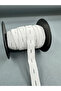 1.5 cm Knitted Buttonhole Elastic-White-5 Meters - 5