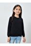 Girls Black Knit Cardigan - 3
