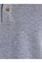 Men's Medium Indigo Polo Neck T-Shirt 1YAM12000LK - 6