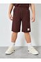 Boys Brown Textured Knit T-Shirt and Shorts Set - 4