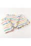 - Multi Stripe Ruffle Napkins - Multi-Stripe Ruffle Fabric Napkins - 4-Piece - 3