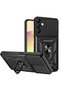 Galaxy M34 Case Camera Protected Sliding Ring Armor Military Tank Protective Cover - 2