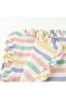- Multi Stripe Ruffle Napkins - Multi-Stripe Ruffle Fabric Napkins - 4-Piece - 5