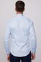 Slim Fit Long Sleeve Cotton Satin Premium Series Men's Blue Shirt - 5