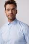 Slim Fit Long Sleeve Cotton Satin Premium Series Men's Blue Shirt
