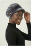 Velvet Hat with Buckle Detail Smoked Ready-To-Wear Turban Hijab Bonnet Suitable for Medical Use - 7