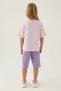 Girl's capri set - rose - 5