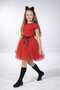 Polka Dot Girl's Short Sleeve Tulle Dress for Birthday and Special Occasions - 2