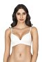 Belvü Women's Ecru Non-Supported Bra Without Underwire 1144