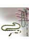 Each One Is Masterfully Crafted with a Systematic Process, Imame Hitame Kuka Capsule Cut Light Turquoise Catalin Prayer Beads. - 2