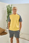 100% Cotton Men's O-Collar Shorts Set Stylish Design 2022 - 2