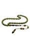 Each One Is Masterfully Crafted with a Systematic Process, Imame Hitame Kuka Capsule Cut Light Turquoise Catalin Prayer Beads.