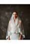 Off-White Short Sequined Guipure Dream Tulle Veil