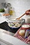 Olive Harvest Enamel Pot 5-Liter 24 cm Diameter Milk Yogurt Soup Pot