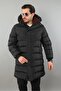 MEN'S HOODED LONG Puffer Jacket