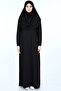 Women's practical prayer dress with black hijab - 2