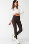 Winter Fleece Shaping Tights Brushed Inside High Waist - 2