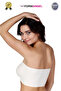 Women's Bandeo Seamless Gathering Basic Knitted Seamless Padded Bandeo Bustier 2 Pieces - 2