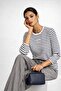 100% Organi Cotton Striped Long Sleeve Regular t Shirt