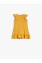 Rochie cu volane din bumbac