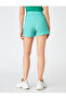 Check Skirt Shorts Button Detailed Pocket - 4