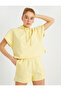 Mini Shorts with Pockets Elastic Waist